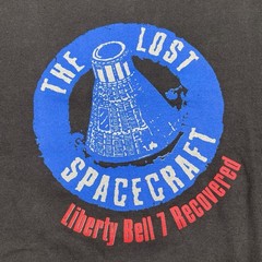 The Lost Spacecraft Discovery Channel T Shirt Liberty Bell 7 Hanes Med Vintage