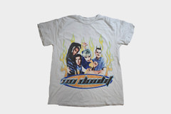 No Doubt Mens Summer 2000 Distressed Graphic (2024 Print) White Shirt New Small