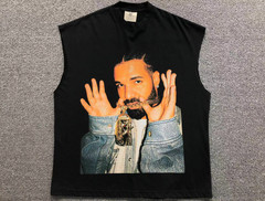 Vintage Graphic Oversized Sleeveless T-Shirt – Urban Streetwear Edition