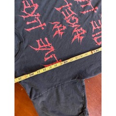 Rare Y2K Famous Stars & Straps Live Like An Angel Die Like A Devil T-Shirt Large