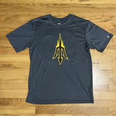 Sun Devils Shirt – Mens Medium – Gray with Spear #24 – Badger – NEW