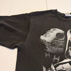 Vintage Y2k Darth Vader T Shirt Mens XL Black AOP Star Wars