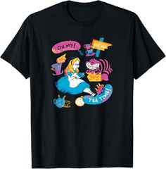 Disney Alice In Wonderland Oh My Tea Time T-Shirt Size S – 5XL