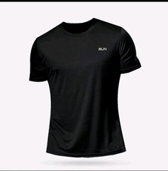 Unisex Atheltic Cut, Training Shirt Breathable Elastic Fitness Gym T Shirt