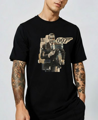 James Bond 007 CUSTOM T-Shirt Size S-5XL