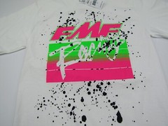 FMF Racing T-Shirt Mens Small Motocross Ninety-One Tee Neon Colorful Logo NWT