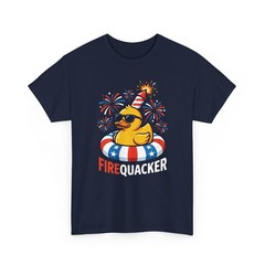 Funny Firequacker Duck Patriotic 4th of July Shirt Unisex T-Shirt