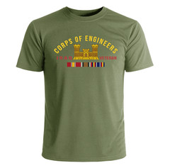 US Army Corps of Engineers Iraq Veteran T-Shirt Officially Licensed