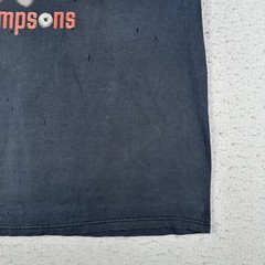 Vintage The Simpsons Sopranos Shirt Men’s 2XL Black TV Show Distressed