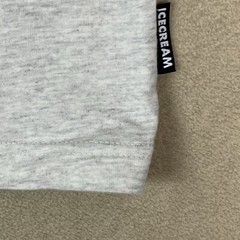 Icecream T Shirt Mens M Ivory Cold Goods Graphic Print Crew Neck Regular Fit