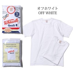 WHITESVILLE T-SHIRT WV73544 2-PACK White Toyo Size L Men