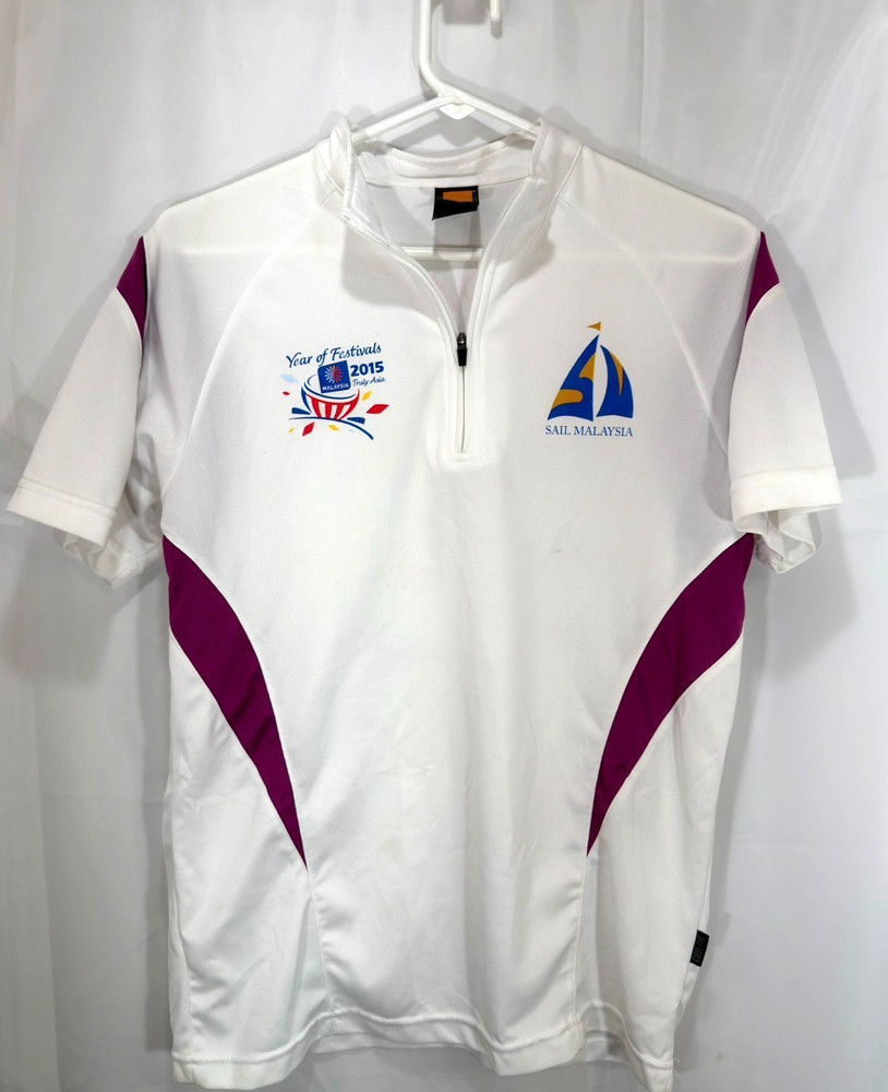 2015 Malaysia Year of Festivals (MyFEST) Shirts Sz Small Half Zip Collectible
