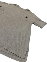 Wolverine Men’s Short Sleeve Chest Pocketed T Shirt Pleated Waist Gray Size XL