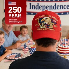 250th Anniversary USA Hat Adjustable United States 250th Anniversary Hat Ret…