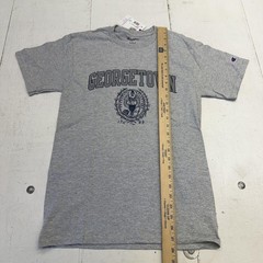 Georgetown Hoyas Shirt Mens Small Gray NCAA Basketball Champion Graphic Tee