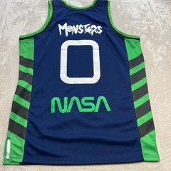 Monstars Space Jam Men’s Headgear Classics Size 2XL Basketball Jersey NASA