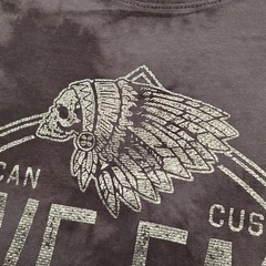 Affliction Shirt Mens Medium Tie Dye Live Fast Garage Built Motors Indian Native