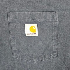 Carhartt K87 BLS Mens 2XL Tall Loose Fit Pocket T-Shirt Bluestone Cotton