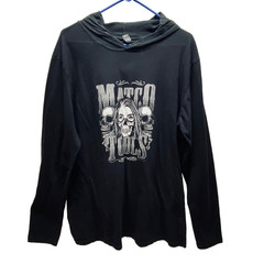 Matco Tools Hooded Long Sleeve Shirt Men’s XL Black Anvil Lightweight Graphic MT