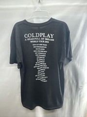 2016 COLDPLAY “A Head Full of Dreams” Concert Tour T-Shirt CHRIS MARTIN Small