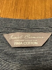 NWOT Daniel Cremieux Men’s S 100% Pima Cotton Blue LS Nice Crew Neck Mid Weight