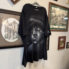 Vintage 00s RARE Brooklyn Mint USA Biggie Smalls Big And Tall Rap Shirt Size 5XL