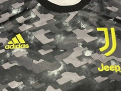 Adidas Juventus Men’s Aeroready Soccer Prematch Jersey Black Gray Size M GR2934