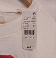 PacSun Good Vibes Puff Oversized T-Shirt Men Medium White Crewneck