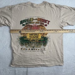 2009 Gildan Reggae in the Desert Ky-Mani Marley Beige SS Shirt Men’s Large