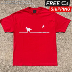 Vintage 2000s Deftones White Pony Red Unisex T-shirt Size S-5XL