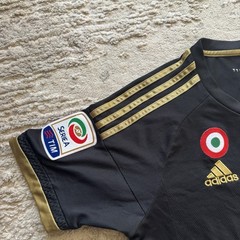 Adidas Juventus Jeep Jersey Black Men’s Small Climacool Soccer Football Gold MLS