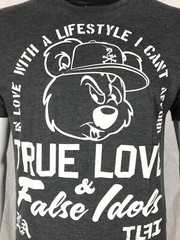 TRUE LOVE BASEBALL T-Shirt Life Style False Idols Men’s Los Angeles T-Shirt