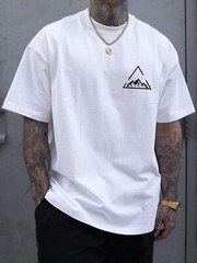 Camiseta De Verano Para Hombres Camisa Casual De Manga Corta Ropa De Moda Fiest