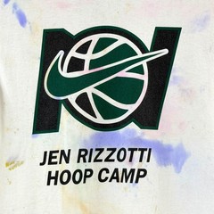 VTG Nike Jen Rizzotti Hoop Camp T Shirt Mens Medium White Basketball Graphic
