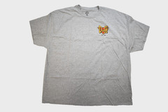 The Simpsons Mens Duff Beer Funny Cartoon Gray Shirt NWT 3XL