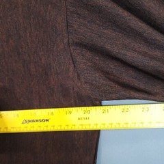 Ace Sportswear Men’s Pullover Long Sleeve Shirt Brown Actual Size L