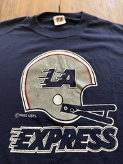 Vintage Lot Of 4 80s USFL Tshirts LA Express Houston Gamblers TB Bandits Logo 7