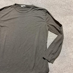 Coofandy Shirt Mens Large Gray Long Sleeve Crewneck Lightweight Jersey Casual