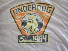 Underdog – Since ‘64 – “Have No Fear, Underdog Is Here” – Tan Sz L Shirt