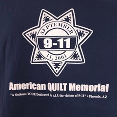 Vintage September 11 T Shirt Mens Size 2XL Blue Y2K 911 In Memory NYPD