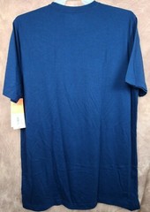 LT Foundry Blue with Slate Blue Stripes T-Shirt Men’s Big & Tall Loose Fit