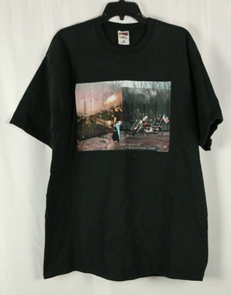 Bill Gunzelman Vintage Shirt Vietnam War Memorial Biker Motorcycle XL Read Cndtn