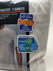 Hanes Men’s M Tagless Cotton T-Shirts Comfortsoft Cool Comfort 4 Pack New