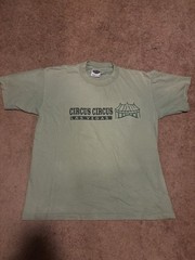 American Standard Las Vegas Circus Circus Graphic T-Shirt Short Sleeve Green M