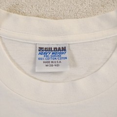 VTG Amsterdam Holland Puff Print T-shirt Men’s M Off White Single Stitch 90sMINT