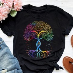 Pride Tree of Life Shirt LGBTQ Rainbow Graphic Tee