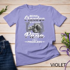 being grandpa is an honor being papa is priceless father T-Shirt Unisex T-shirt