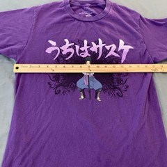 Naruto Shippuden Sasuke Uchiha Shirt Mens Small Anime Graphic Tee Viz Media