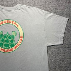 Vintage Dauphin Island Sea Lab Loggerhead Turtle T Shirt Grey XL Hanes Beefy T