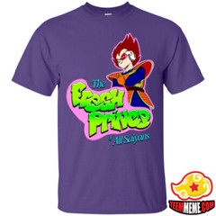 Fresh Saiyan Prince Shirt T-Shirt of bel air Saiyan vegeta dbz dragon ball z dbs